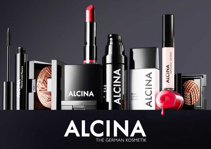 Markenprodukte für Kosmetik und Make-Up von Alcina